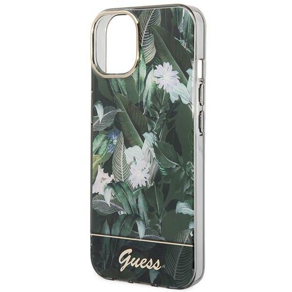 Guess GUHCP14MHGJGHA iPhone 14 Plus 6.7" green/green hardcase Jungle Collection - Apple Cases - Cases - Techbox
