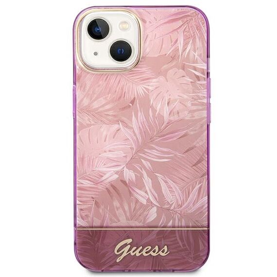 Guess GUHCP14MHGJGHP iPhone 14 Plus 6,7" rÃ³Å¼owy/pink hardcase Jungle Collection - Apple Cases - Cases - Techbox