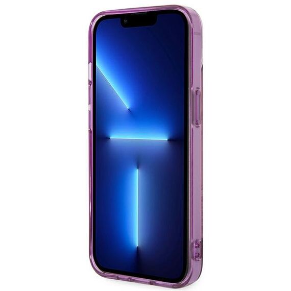 Guess GUHCP14MHGJGHP iPhone 14 Plus 6,7" rÃ³Å¼owy/pink hardcase Jungle Collection - Apple Cases - Cases - Techbox