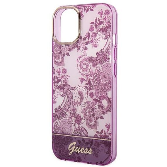 Guess GUHCP14MHGPLHF iPhone 14 Plus 6.7" fuchsia/fuschia hardcase Porcelain Collection | Techbox