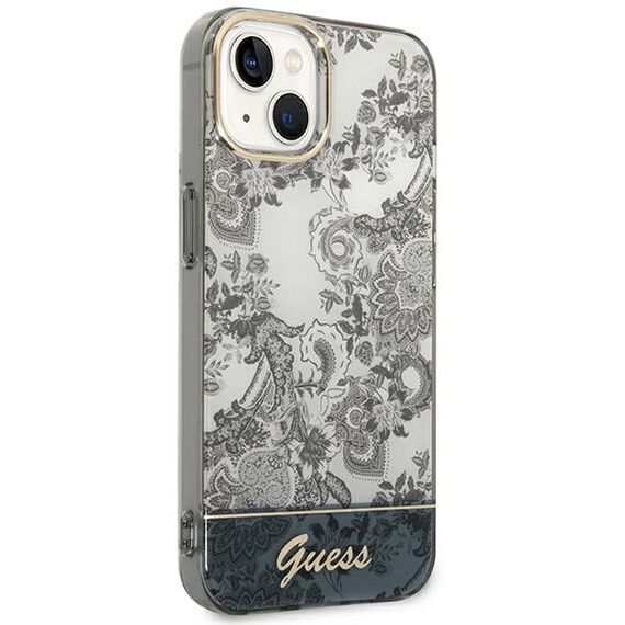 Guess GUHCP14MHGPLHG iPhone 14 Plus 6,7" szary/grey hardcase Porcelain Collection - Apple Cases - Cases - Techbox