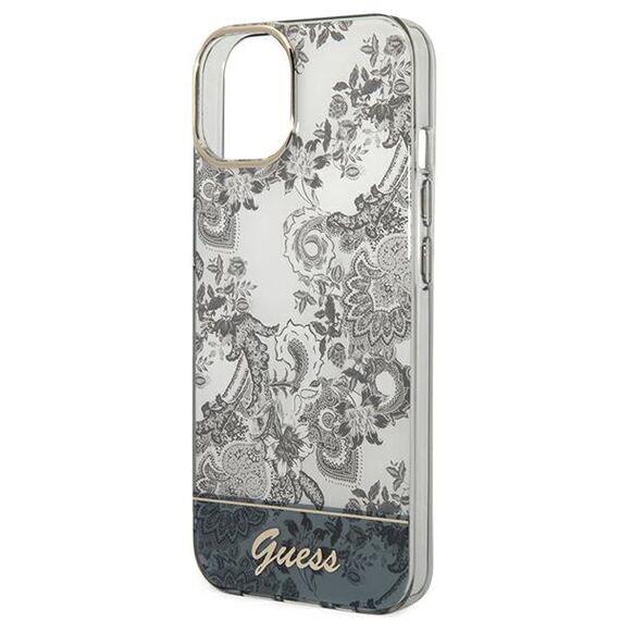 Guess GUHCP14MHGPLHG iPhone 14 Plus 6,7" szary/grey hardcase Porcelain Collection - Apple Cases - Cases - Techbox