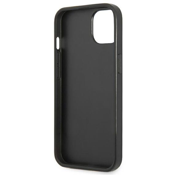 Guess GUHCP14MPSATLK iPhone 14 Plus 6,7 "black / black hardcase SaffianoTriangle Logo | Techbox