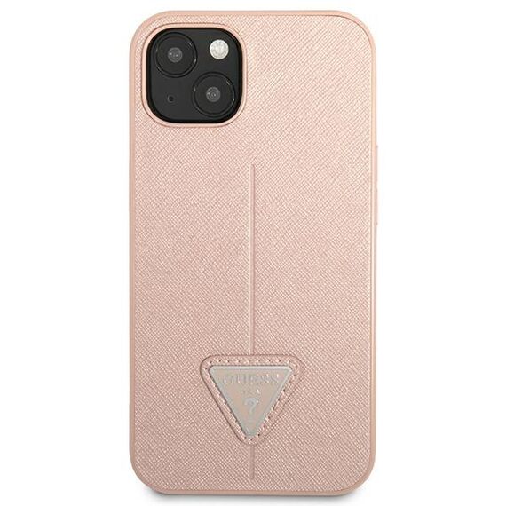 Guess GUHCP14MPSATLP iPhone 14 Plus 6,7 "pink / pink hardcase SaffianoTriangle Logo | Techbox