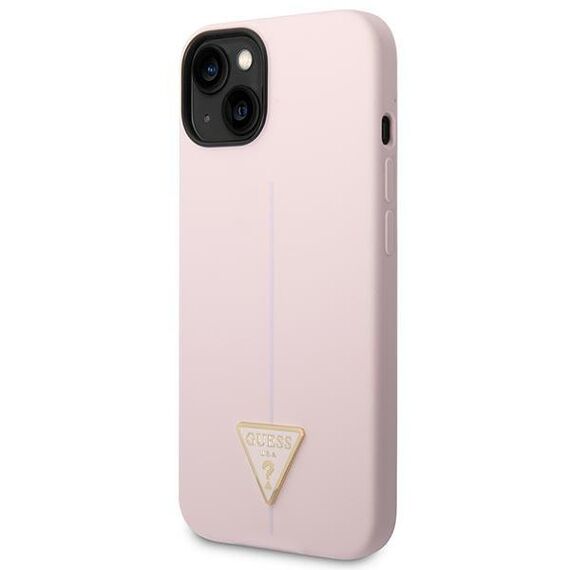 Guess GUHCP14MSLTGU iPhone 14 Plus 6,7" fioletowy/purple hardcase Silicone Triangle - Apple Cases - Cases - Techbox