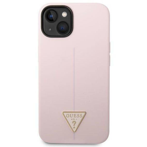 Guess GUHCP14MSLTGU iPhone 14 Plus 6,7" fioletowy/purple hardcase Silicone Triangle - Apple Cases - Cases - Techbox