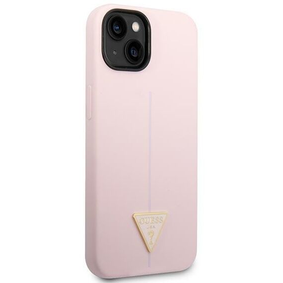 Guess GUHCP14MSLTGU iPhone 14 Plus 6,7" fioletowy/purple hardcase Silicone Triangle - Apple Cases - Cases - Techbox