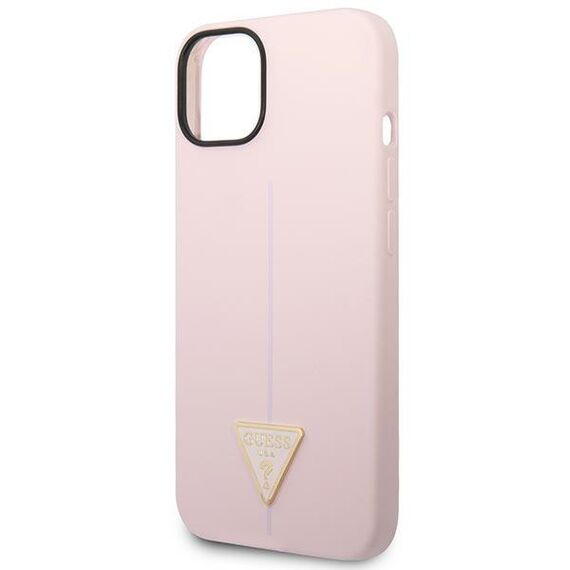 Guess GUHCP14MSLTGU iPhone 14 Plus 6,7" fioletowy/purple hardcase Silicone Triangle - Apple Cases - Cases - Techbox