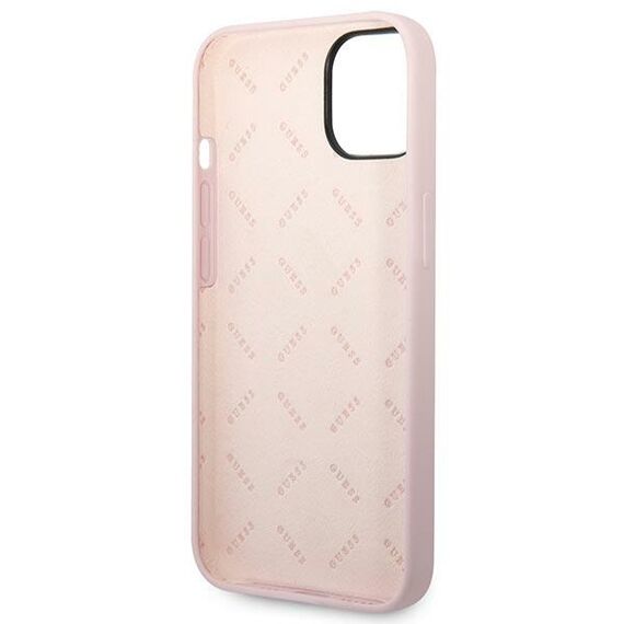 Guess GUHCP14MSLTGU iPhone 14 Plus 6,7" fioletowy/purple hardcase Silicone Triangle - Apple Cases - Cases - Techbox