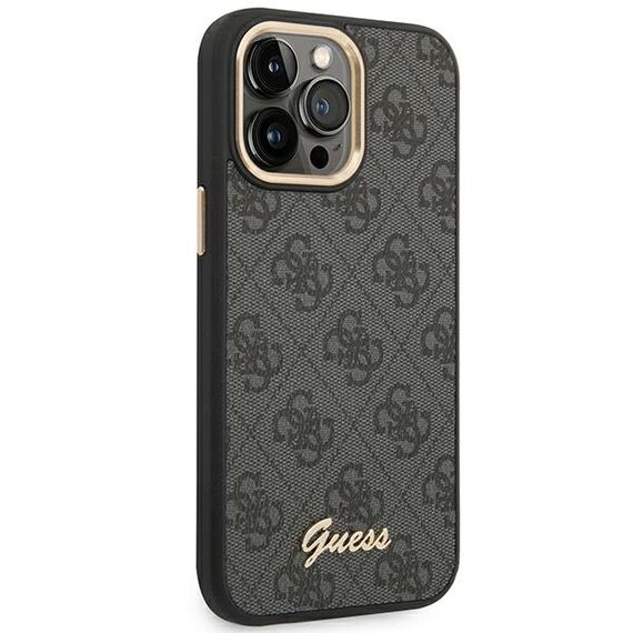 Guess GUHCP14XHG4SHK iPhone 14 Pro Max 6.7 "black / black hard case 4G Vintage Gold Logo | Techbox