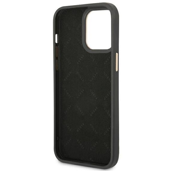 Guess GUHCP14XHG4SHK iPhone 14 Pro Max 6.7 "black / black hard case 4G Vintage Gold Logo | Techbox
