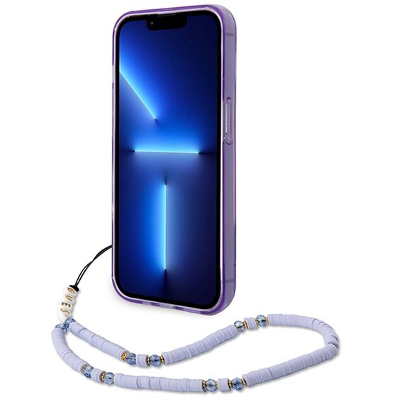 Guess GUHCP14XHGCOHU iPhone 14 Pro Max 6.7" purple/purple hardcase Translucent Pearl Strap - Apple Cases - Cases - Techbox