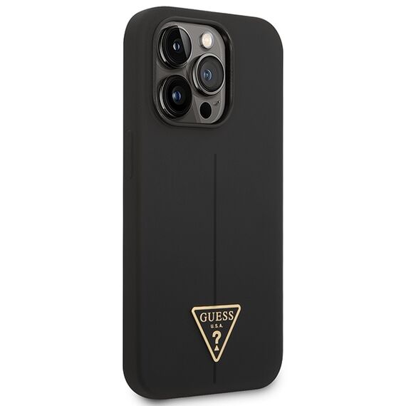 Guess GUHCP14XSLTGK iPhone 14 Pro Max 6.7" black/black hardcase Silicone Triangle - Uncategorized Cases (2) - Cases - Techbox