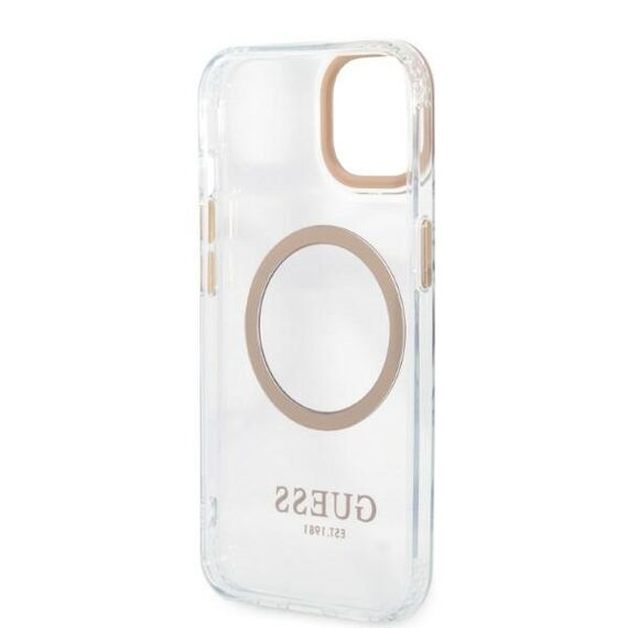 Guess GUHMP13MHTRMD iPhone 13 6.1 "gold / gold hard case Metal Outline Magsafe - Apple Cases - Cases - Techbox