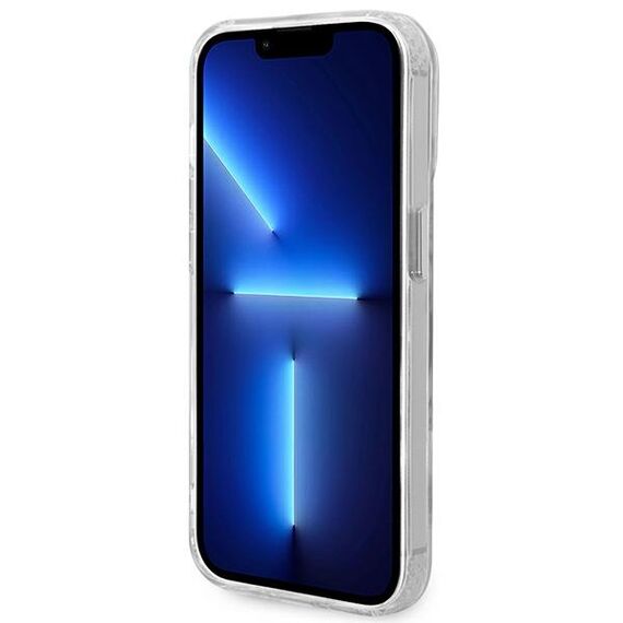 Guess GUHMP14LHTRMS iPhone 14 Pro 6.1" silver/silver hard case Metal Outline Magsafe | Techbox