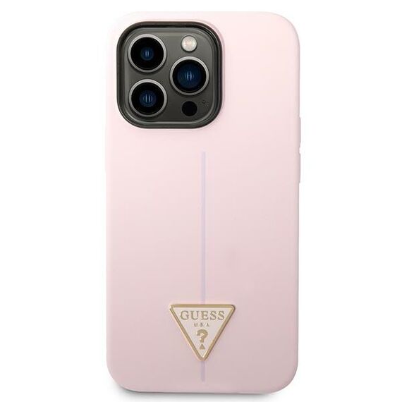 Guess Silicone Triangle iPhone 14 Pro 6.1" Case - Purple - Uncategorized Cases (2) - Cases - Techbox