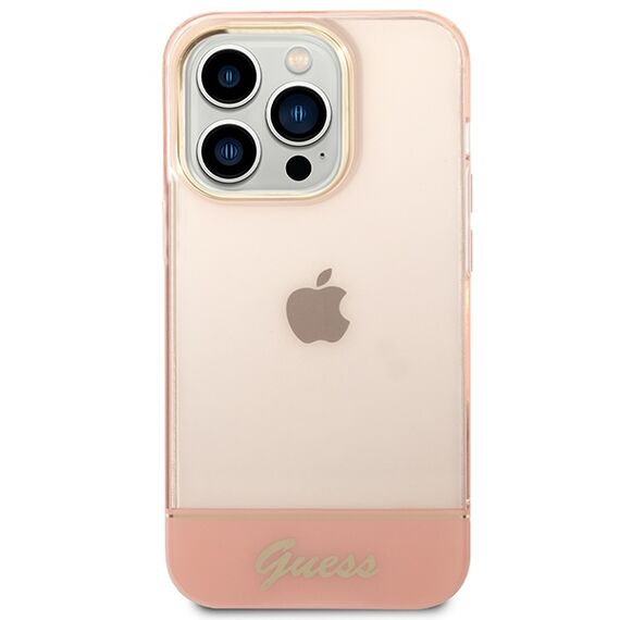 Guess Translucent iPhone 14 Pro Max 6.7" Case - Pink | Techbox