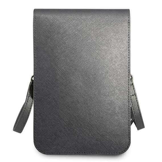 Guess Handbag GUWBSATMGR gray / gray Saffiano Triangle | Techbox