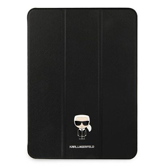 Karl Lagerfeld KLFC12OKMK iPad 12.9" Pro 2021 Book Cover czarny/black Saffiano Karl Iconic - Tablet Accessories - Tablet PC & Accessories - Techbox