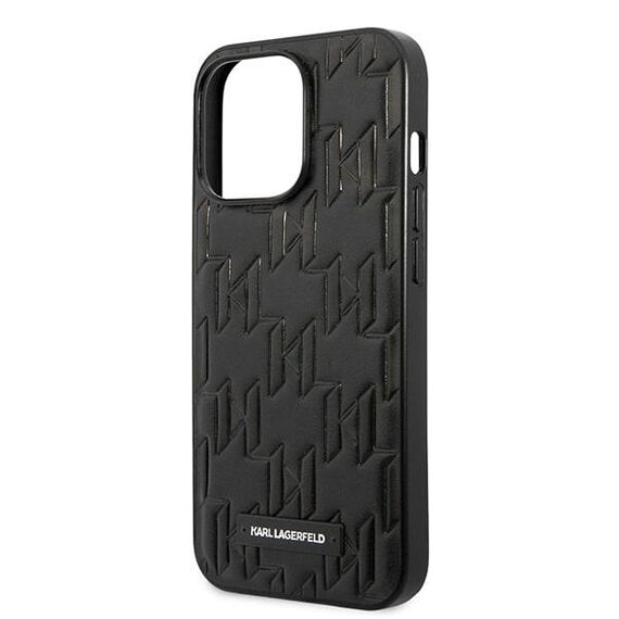 Karl Lagerfeld KLHCP13LMNMP1K iPhone 13 Pro / 13 6.1 "hardcase black / black Monogram Plaque - Apple Cases - Cases - Techbox