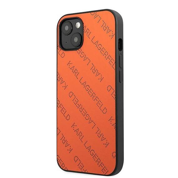 Karl Lagerfeld KLHCP13SPTLO iPhone 13 mini 5,4 "hardcase orange / orange Perforated Allover | Techbox
