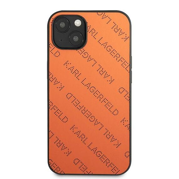 Karl Lagerfeld KLHCP13SPTLO iPhone 13 mini 5,4 "hardcase orange / orange Perforated Allover | Techbox
