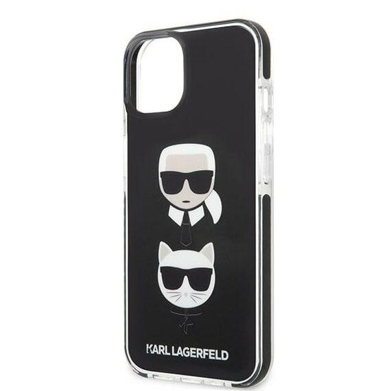 Karl Lagerfeld KLHCP13STPE2TK iPhone 13 mini 5,4" hardcase czarny/black Karl&Choupette Head - Apple Cases - Cases - Techbox