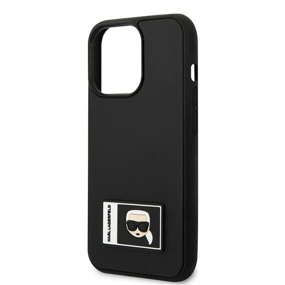 Karl Lagerfeld KLHCP13X3DKPK iPhone 13 Pro Max 6,7" czarny/black hardcase Ikonik Patch | Techbox