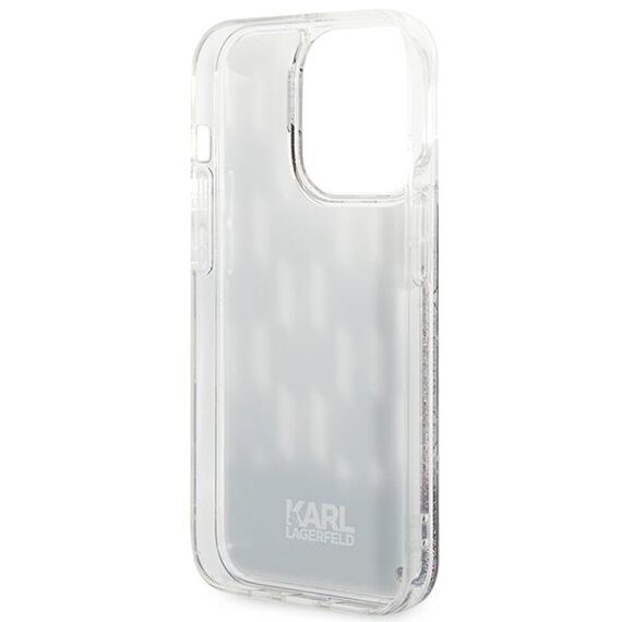 Karl Lagerfeld KLHCP14LLMNMK iPhone 14 Pro 6,1" hardcase czarny/black Liquid Glitter Monogram - Apple Cases - Cases - Techbox