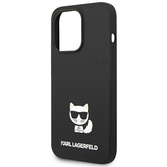 Karl Lagerfeld KLHCP14LSLCTBK iPhone 14 Pro 6.1 "hardcase black / black Silicone Choupette Body | Techbox