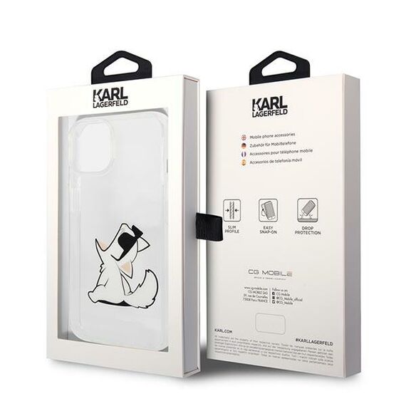Karl Lagerfeld KLHCP14MCFNRC iPhone 14 Plus 6.7 "hardcase clear / transparent Choupette Fun - Apple Cases - Cases - Techbox