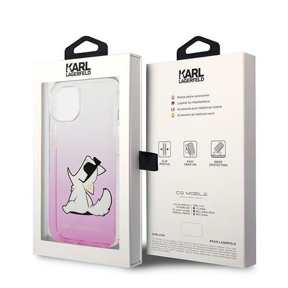Karl Lagerfeld KLHCP14MCFNRCPI iPhone 14 Plus 6,7" hardcase rÃ³Å¼owy/pink Choupette Fun - Apple Cases - Cases - Techbox