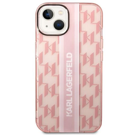 Karl Lagerfeld KLHCP14MHKLSPCP iPhone 14 Plus 6,7" hardcase rÃ³Å¼owy/pink Mono Vertical Stripe - Apple Cases - Cases - Techbox