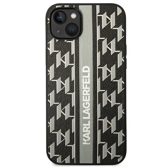Karl Lagerfeld KLHCP14MPGKLSKG iPhone 14 Plus 6,7" hardcase szary/grey Monogram Stripe - Apple Cases - Cases - Techbox