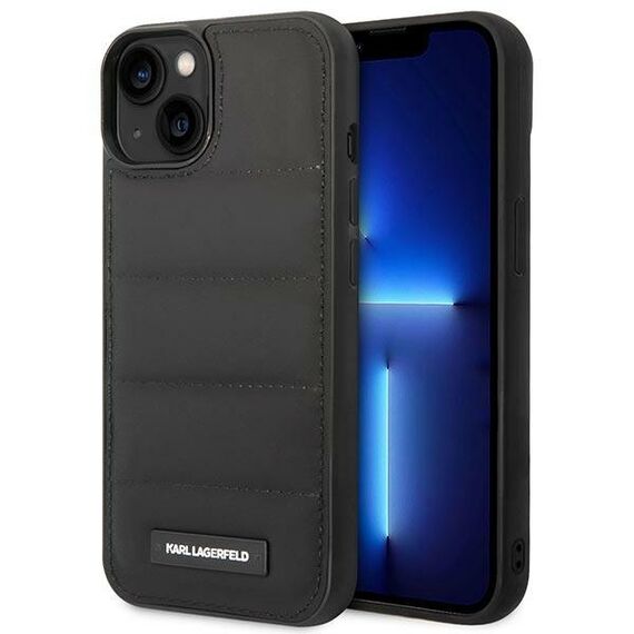 Karl Lagerfeld KLHCP14MPSQAK iPhone 14 Plus 6,7" hardcase czarny/black Puffy Elongated Logo - Apple Cases - Cases - Techbox