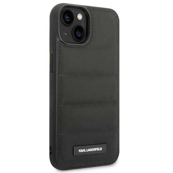 Karl Lagerfeld KLHCP14MPSQAK iPhone 14 Plus 6,7" hardcase czarny/black Puffy Elongated Logo - Apple Cases - Cases - Techbox