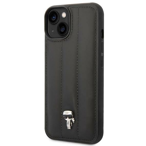 Karl Lagerfeld KLHCP14MPSQPK iPhone 14 Plus 6,7" hardcase czarny/black Puffy Ikonik Pin | Techbox