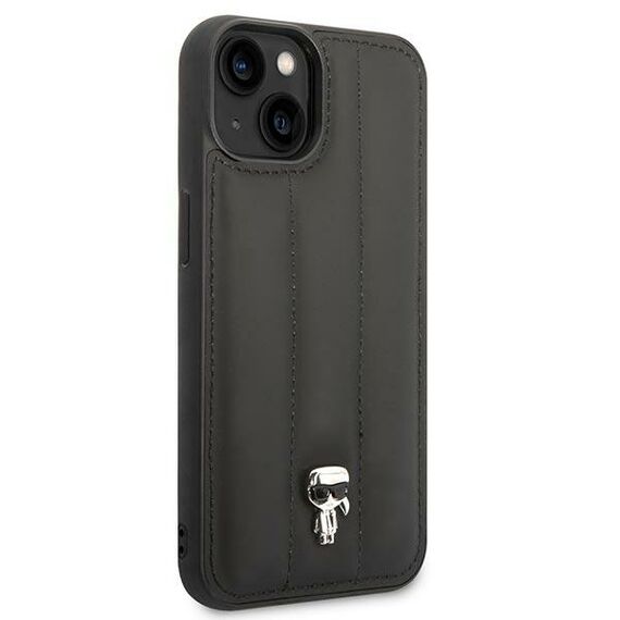Karl Lagerfeld KLHCP14MPSQPK iPhone 14 Plus 6,7" hardcase czarny/black Puffy Ikonik Pin | Techbox