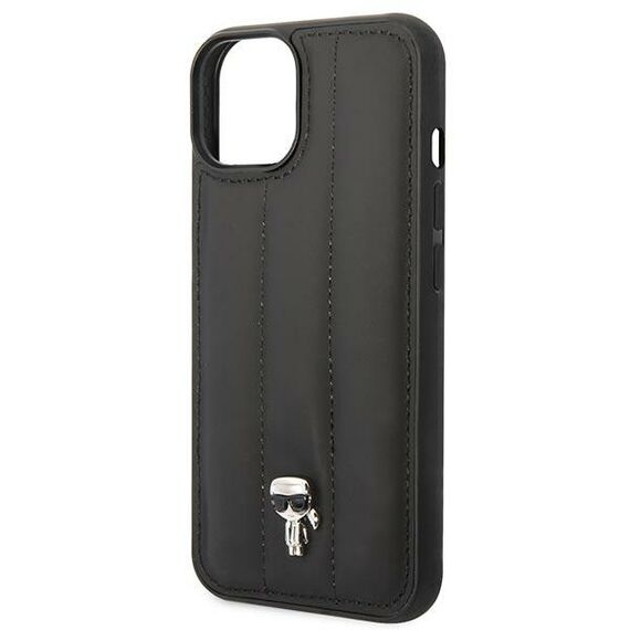 Karl Lagerfeld KLHCP14MPSQPK iPhone 14 Plus 6,7" hardcase czarny/black Puffy Ikonik Pin | Techbox