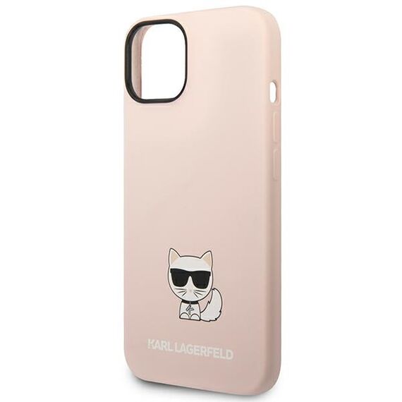 Karl Lagerfeld KLHCP14MSLCTPI iPhone 14 Plus 6,7" hardcase jasnorÃ³Å¼owy/light pink Silicone Choupette Body - Apple Cases - Cases - Techbox