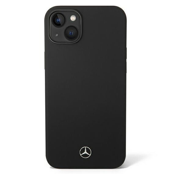 Mercedes Silicone Line MagSafe case for iPhone 14 Plus - black | Techbox