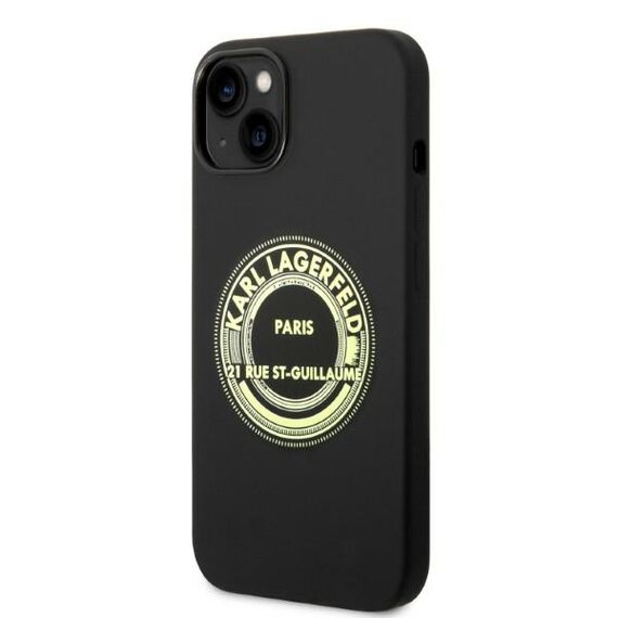 Karl Lagerfeld KLHCP14MSRSGRCK iPhone 14 Plus 6.7 "hardcase black / black Silicone RSG | Techbox