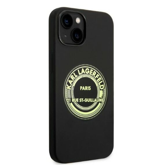 Karl Lagerfeld KLHCP14MSRSGRCK iPhone 14 Plus 6.7 "hardcase black / black Silicone RSG | Techbox