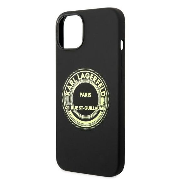 Karl Lagerfeld KLHCP14MSRSGRCK iPhone 14 Plus 6.7 "hardcase black / black Silicone RSG | Techbox