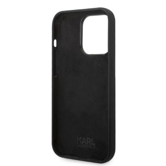 Karl Lagerfeld Silicone RSG case for iPhone 14 Pro - black - Uncategorized Cases (2) - Cases - Techbox