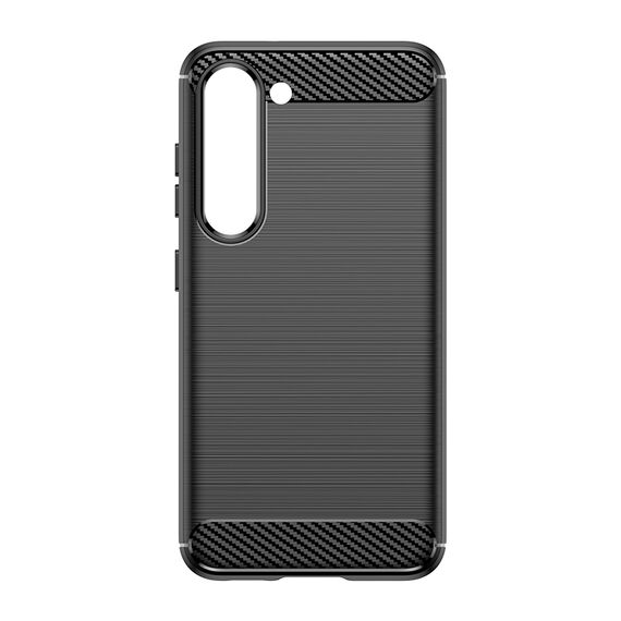 Carbon Case case for Samsung Galaxy S23+ flexible silicone carbon cover black | Techbox