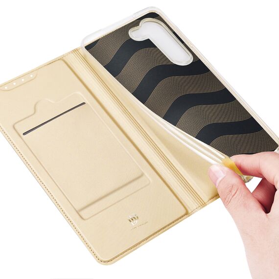 Dux Ducis Skin Pro Case for Samsung Galaxy S23+ Flip Card Wallet Stand Gold | Techbox