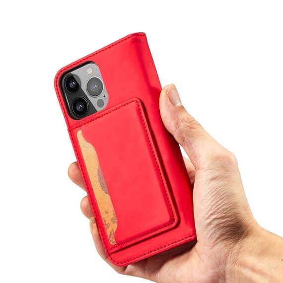 Magnet Card Case case for Samsung Galaxy S23+ flip cover wallet stand red - Samsung Cases - Cases - Techbox