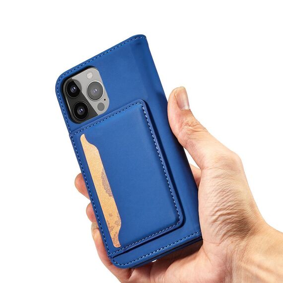 Magnet Card Case for Samsung Galaxy S23+ flip cover wallet stand blue | Techbox