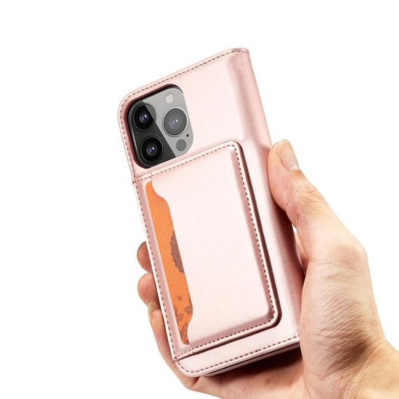 Magnet Card Case for Samsung Galaxy S23+ flip cover wallet stand pink | Techbox